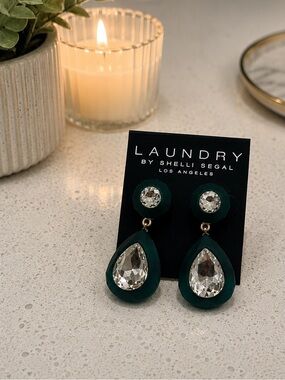 Laundry by Shelli Segal Teardrop Statement Earrings (LR111/6)